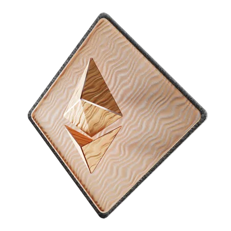 Sand Ethereum  3D Illustration