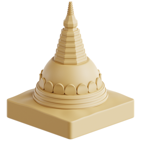 Sand Pagoda  3D Icon