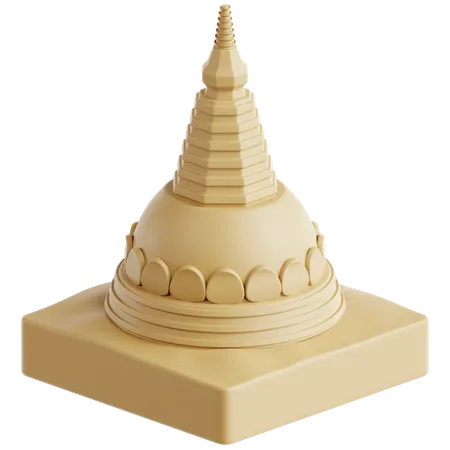 Sand Pagoda  3D Icon