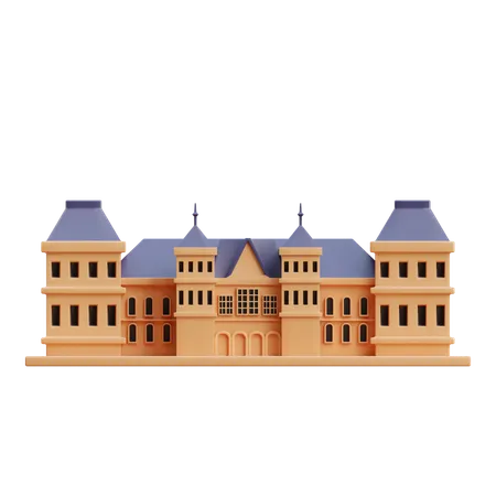 Sand palace  3D Icon
