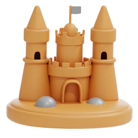 SAND PALACE  3D Icon