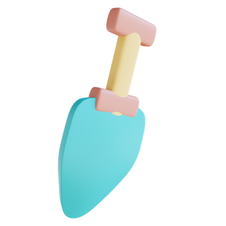 Sand Shovel  3D Illustration