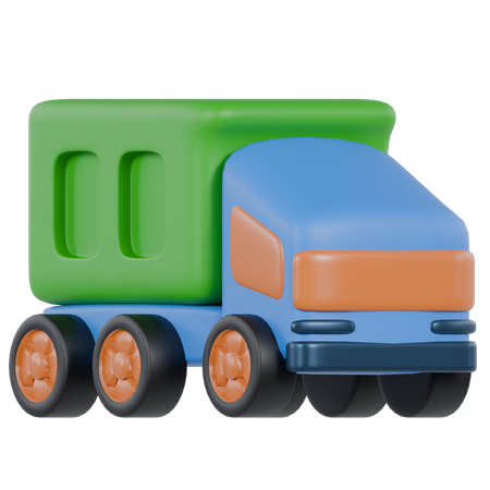 Sand Truck  3D Icon
