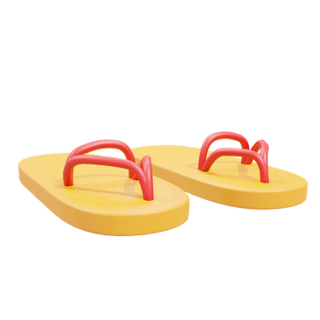 Sandalen  3D Icon