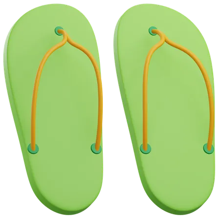 Sandales de plage  3D Icon