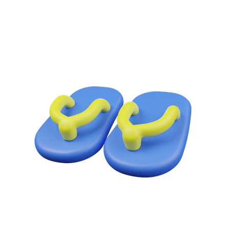 Sandálias de dedo  3D Icon