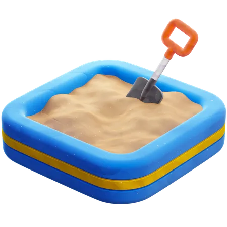 Sandbox For Playground 3D Icon
