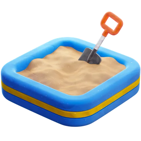 Sandbox  3D Icon