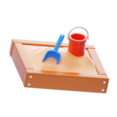 Sandbox  3D Icon