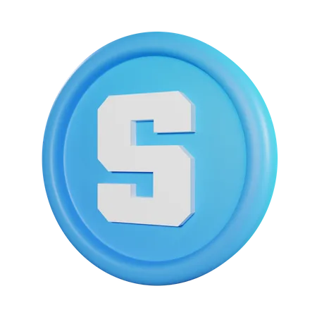 Sandbox Coin  3D Icon