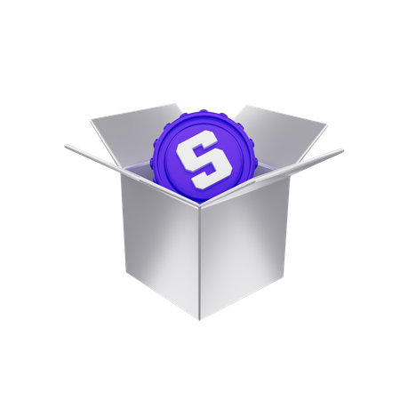 Sandbox Delivery 3D Illustration
