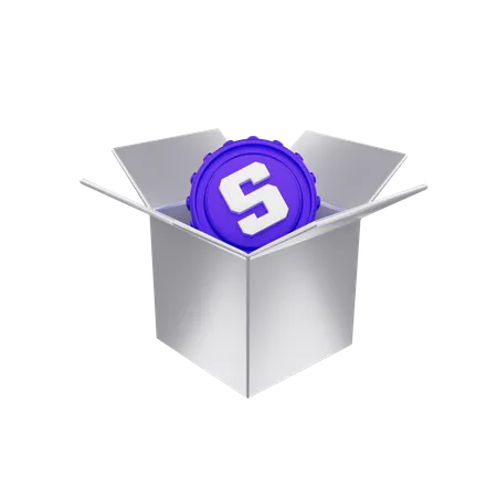 Sandbox Delivery  3D Illustration