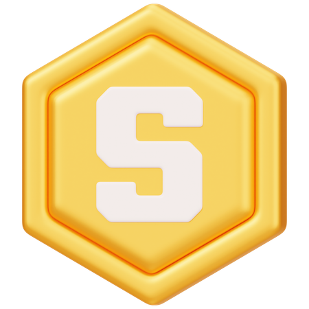 Sandbox (SAND)  Badge  3D Icon