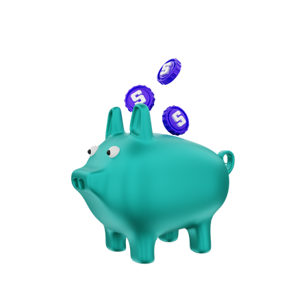 Sandbox savings  3D Illustration