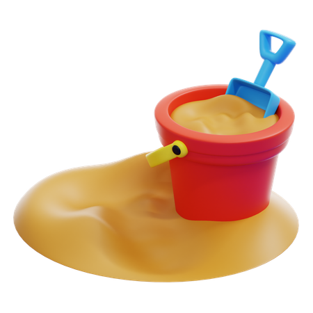 Sandspielplatz  3D-Symbol