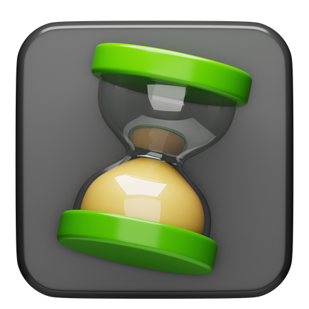 Sanduhr  3D Icon