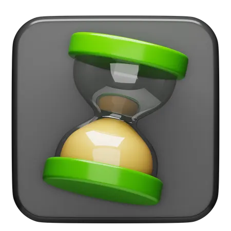 Sanduhr  3D Icon