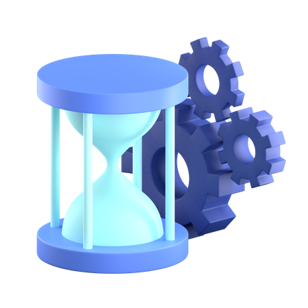 Sanduhr  3D Illustration