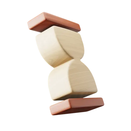 Sanduhr  3D Icon