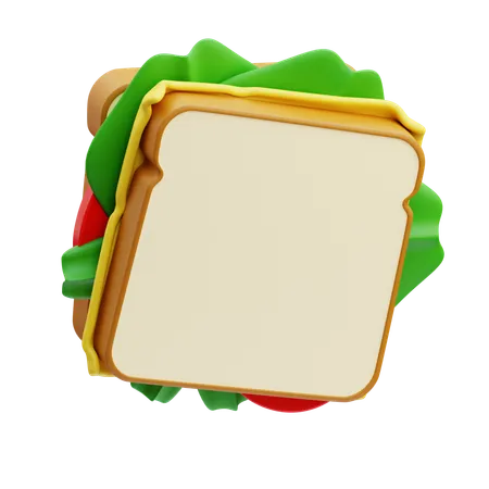 Sanduíche  3D Icon