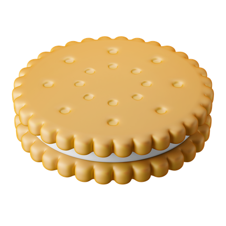 Sanduíche de biscoito  3D Icon