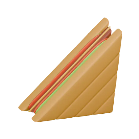 Sandwich 3 D Icon 3D Icon