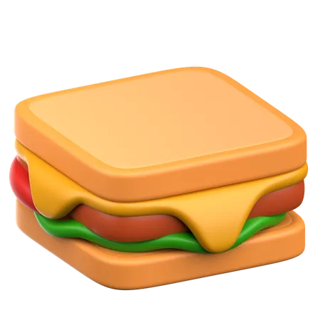 Sandwich  3D Icon