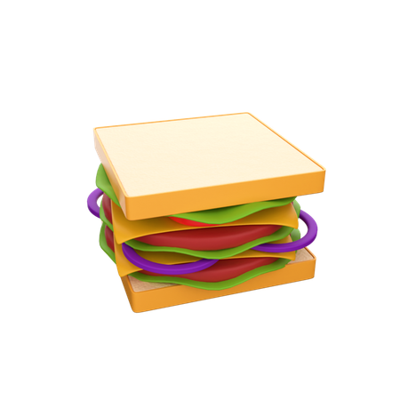 Sandwich  3D Icon