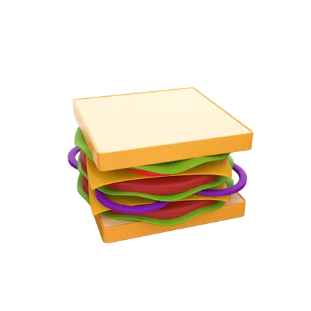 Sandwich  3D Icon