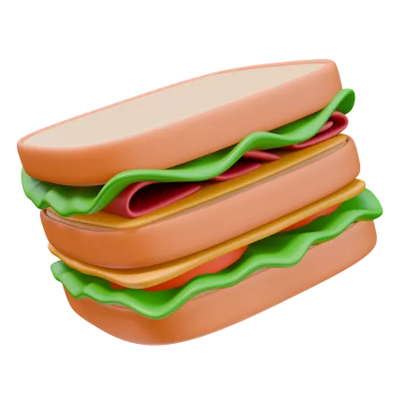 Sandwich  3D Icon