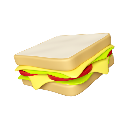 Sándwich  3D Icon