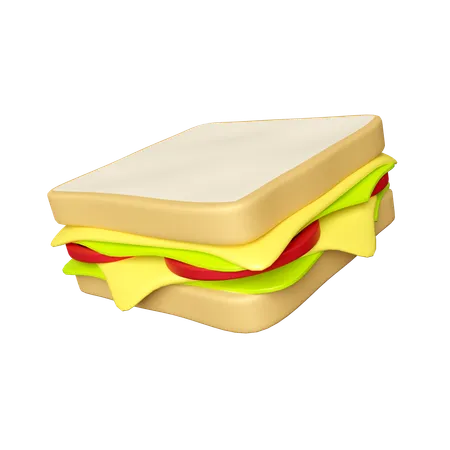 Sándwich  3D Icon