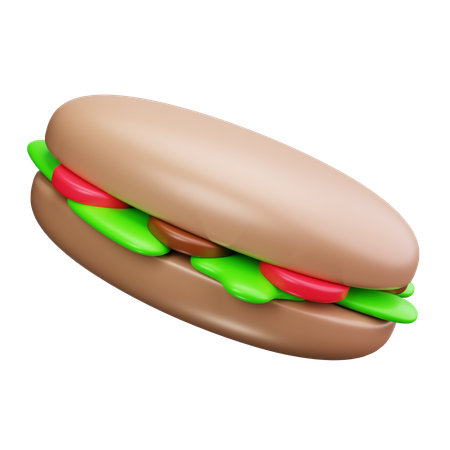 Sandwich  3D Icon