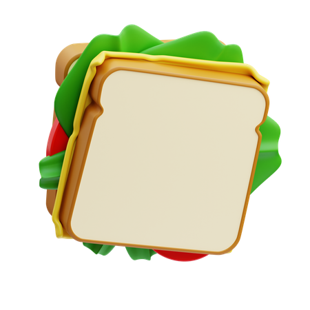 Sándwich  3D Icon