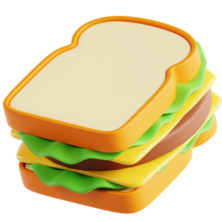 Sandwich  3D Icon