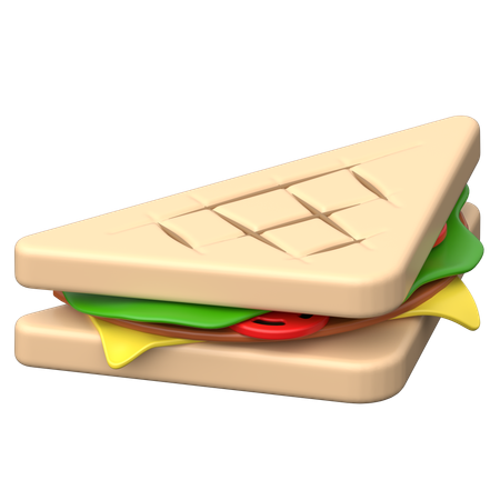 Sandwich 2  3D Icon