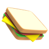 3d sandwich emoji