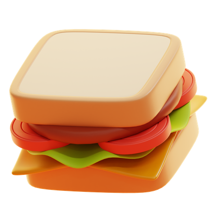 SANDWICH  3D Icon