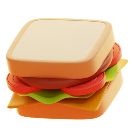 SANDWICH  3D Icon