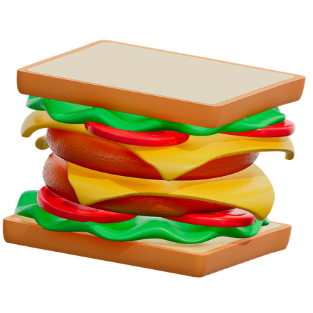 Sandwich  3D Icon