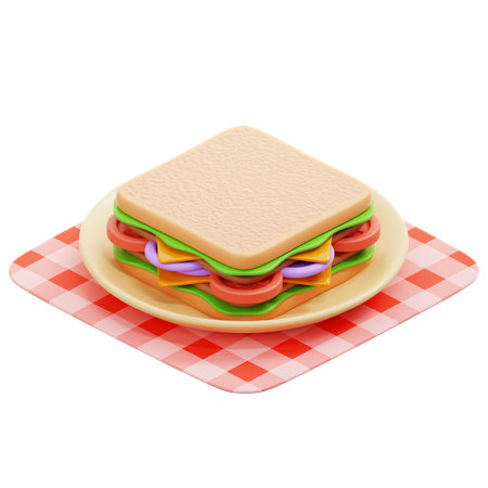 Sandwich  3D Icon