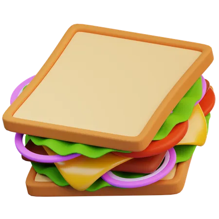 Sandwich  3D Icon