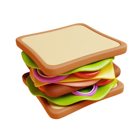 Sandwich  3D Icon