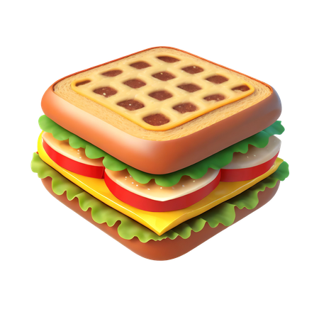 Sandwich  3D Icon