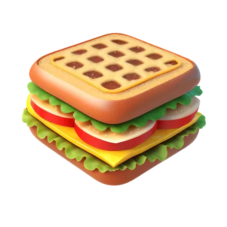 Sandwich  3D Icon