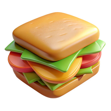 Sandwich  3D Icon