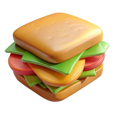 Sandwich  3D Icon