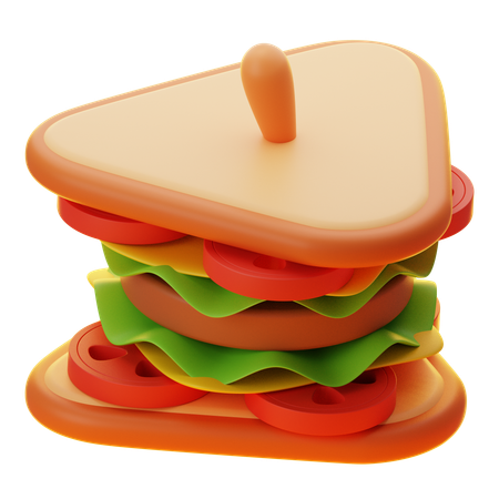 Sandwich  3D Icon