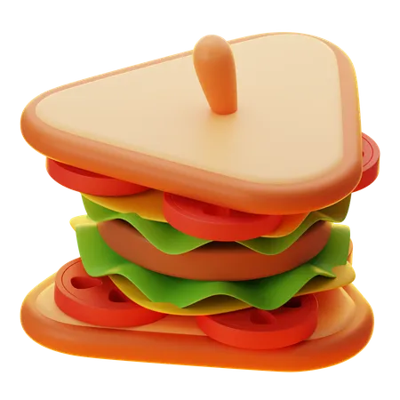 Sandwich  3D Icon