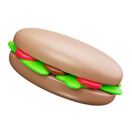 Sandwich  3D Icon